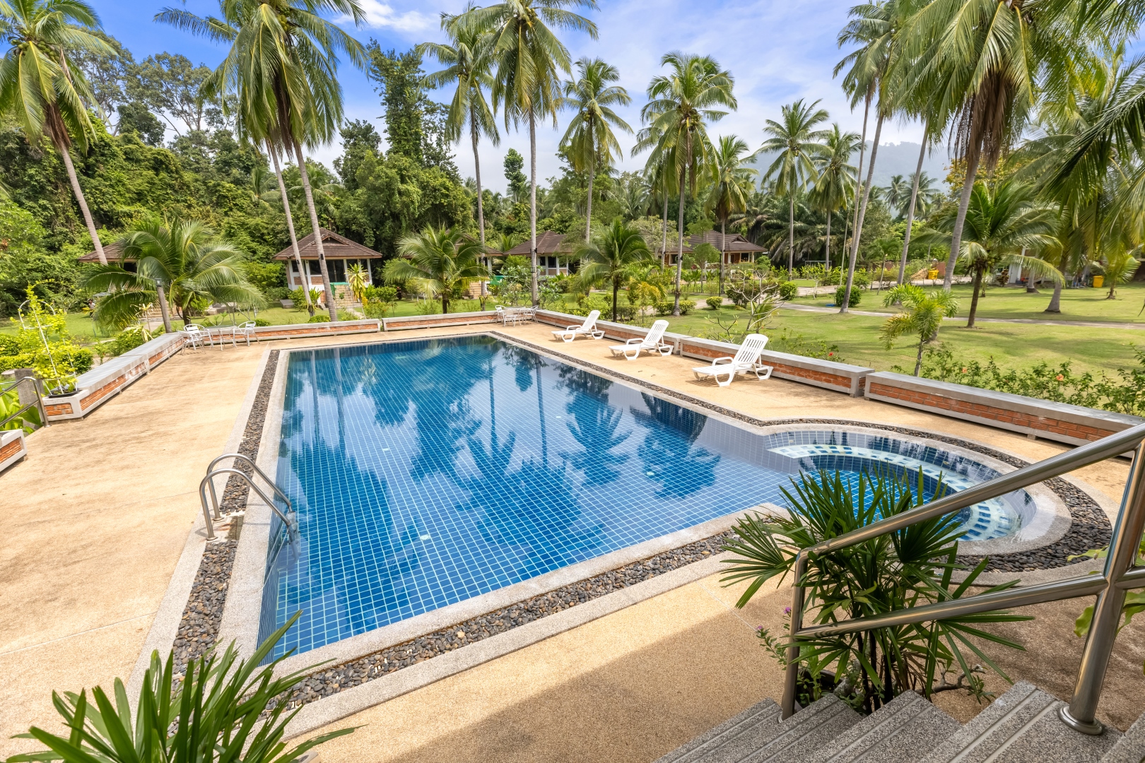 Pool at midday